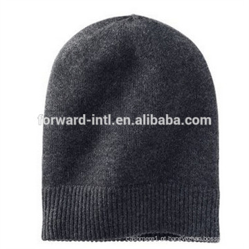 chapéu de cashmere de malha de inverno de alta qualidade